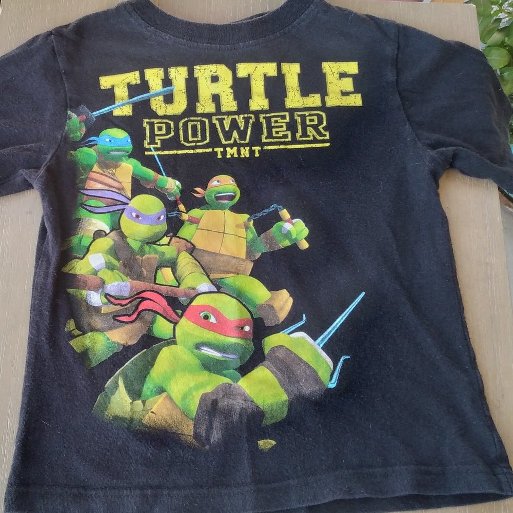 Ninja Turtle Power T-shirt Toddler Size 3T